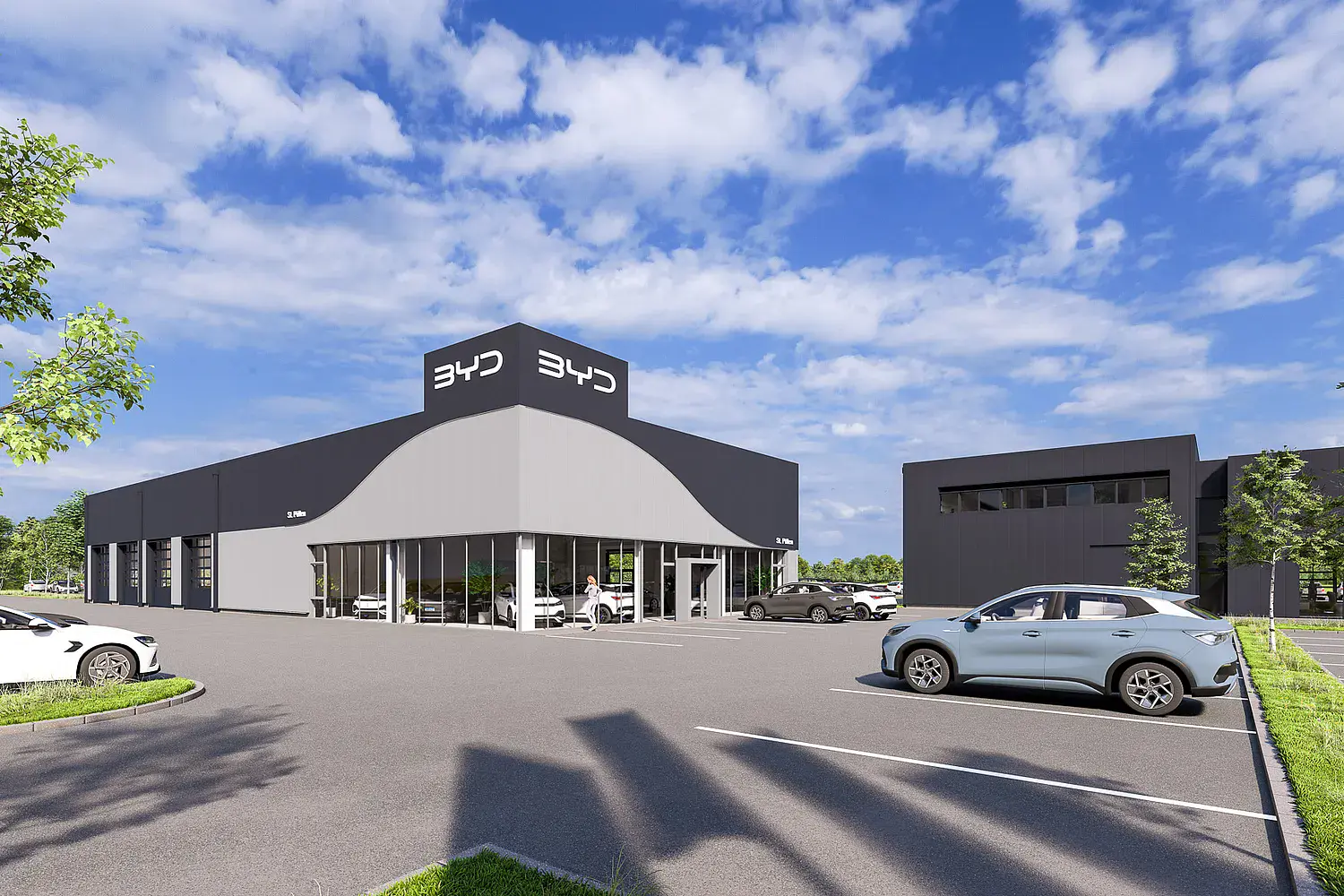 Rendering Gebäude